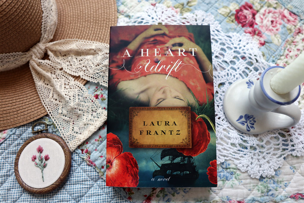 A Heart Adrift by Laura Frantz book cover